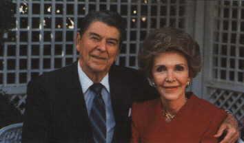 Image of Ronald and Nancy Reagan. 

Click here to link to the Ronald Reagan Presidential Library and Museum.