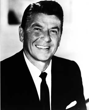 Image of Govenor Reagan. 
			
Image courtesy of the Ronald Reagan Presidential Library and Museum, all rights reserved.

Click here to link to the Ronald Reagan Presidential Library and Museum.